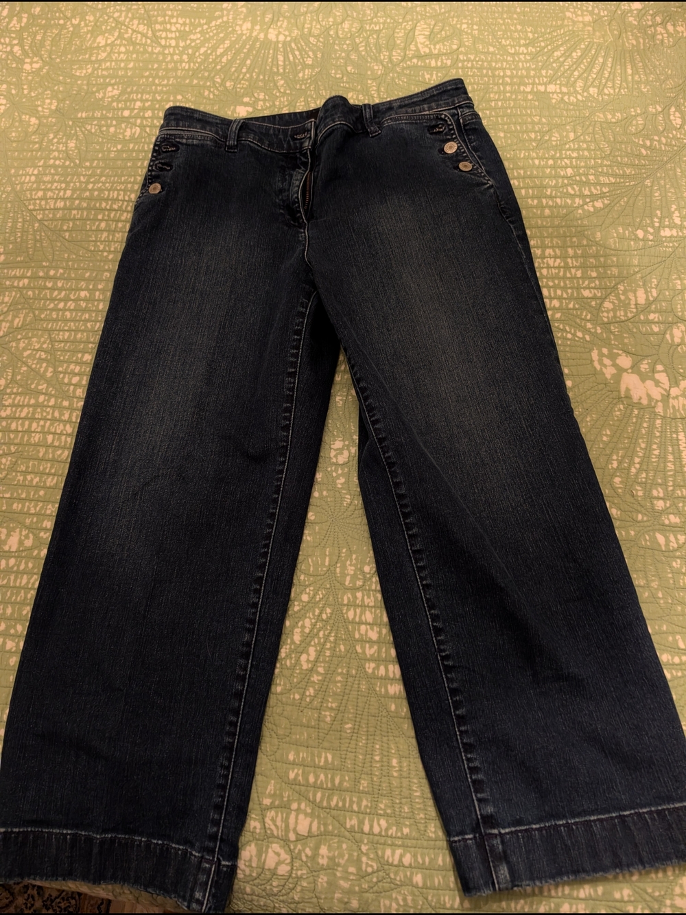 Women’s Dark Wash Straight-Leg Jeans - Navy Black
